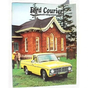 Vintage Original 1973 Ford Courier Pickup Truck Sales Brochure Flyer